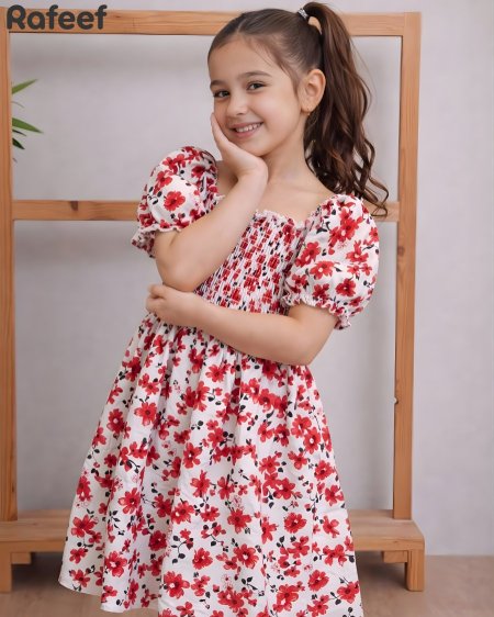 فستان "همسة الربيع" 🌸