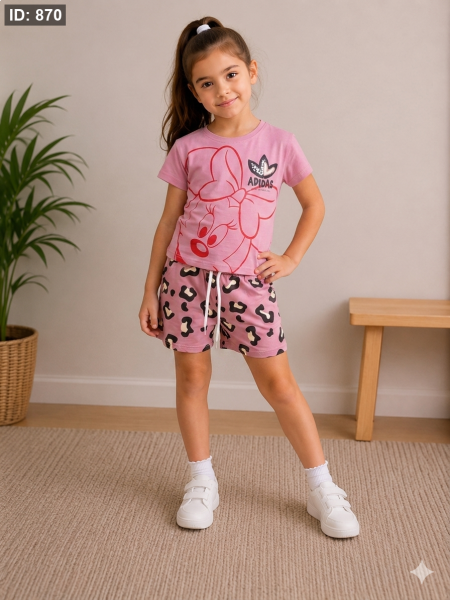بدلة adidas-minnie mouse بناتي